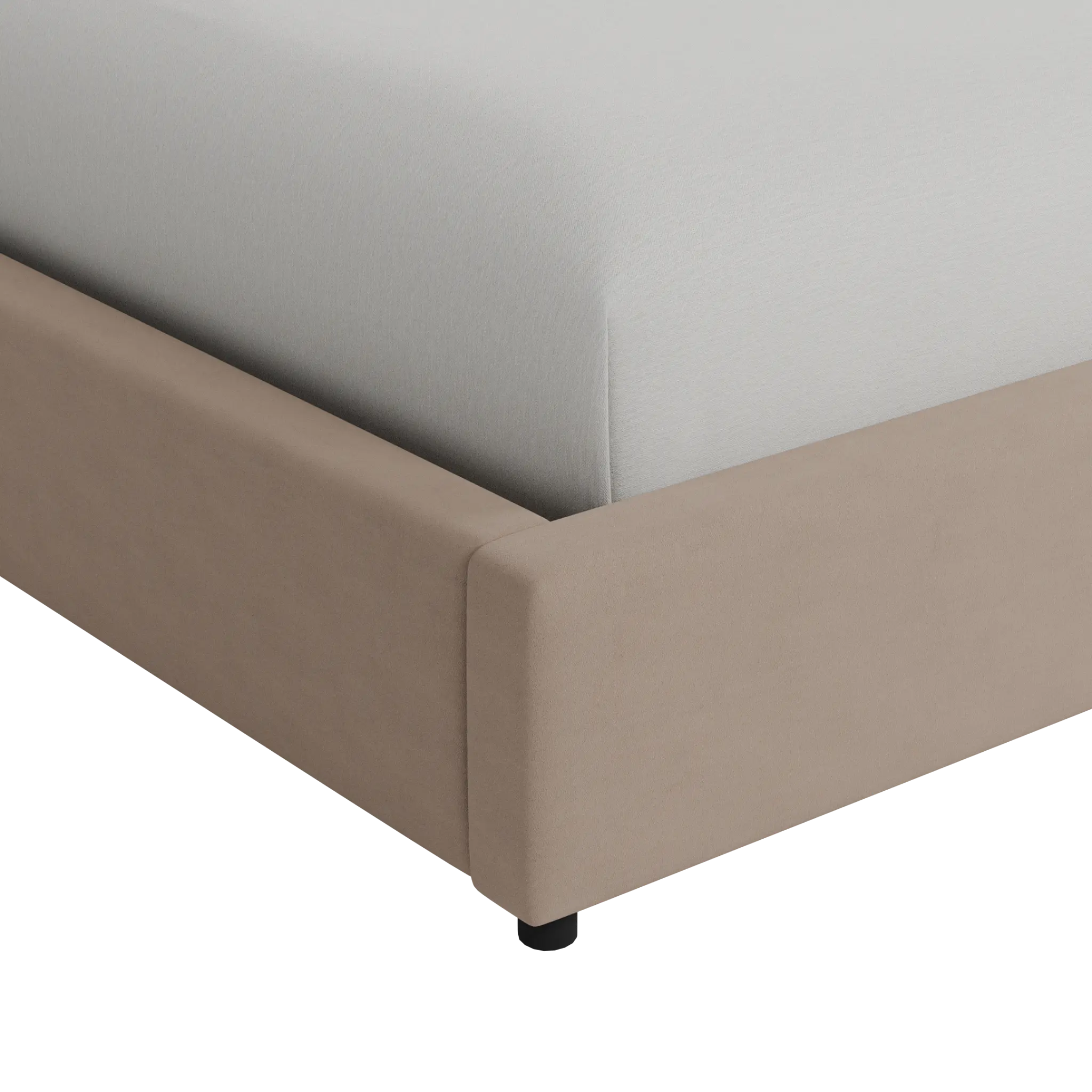 Captiva Joya Beige 48" Upholstered Shelter Bed Captiva Joya Beige 48" Upholstered Shelter Bed