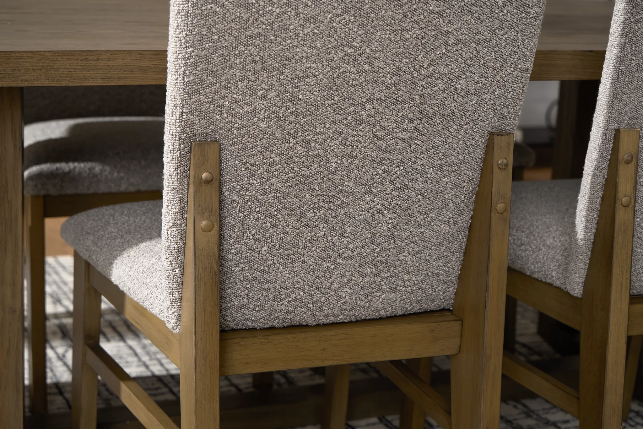 Modesto Light Tone Upholstered Side Chair