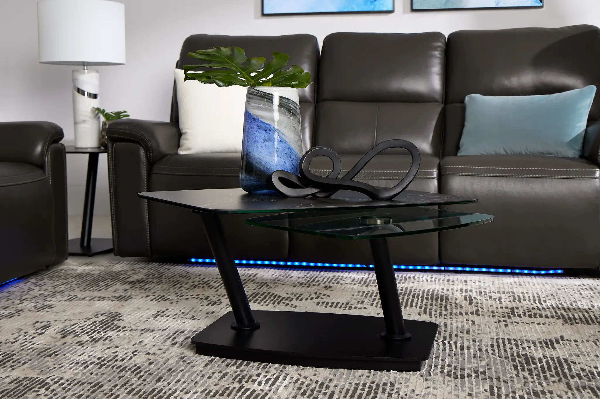 Jagger Black Rectangular Coffee Table Jagger Black Rectangular Coffee Table