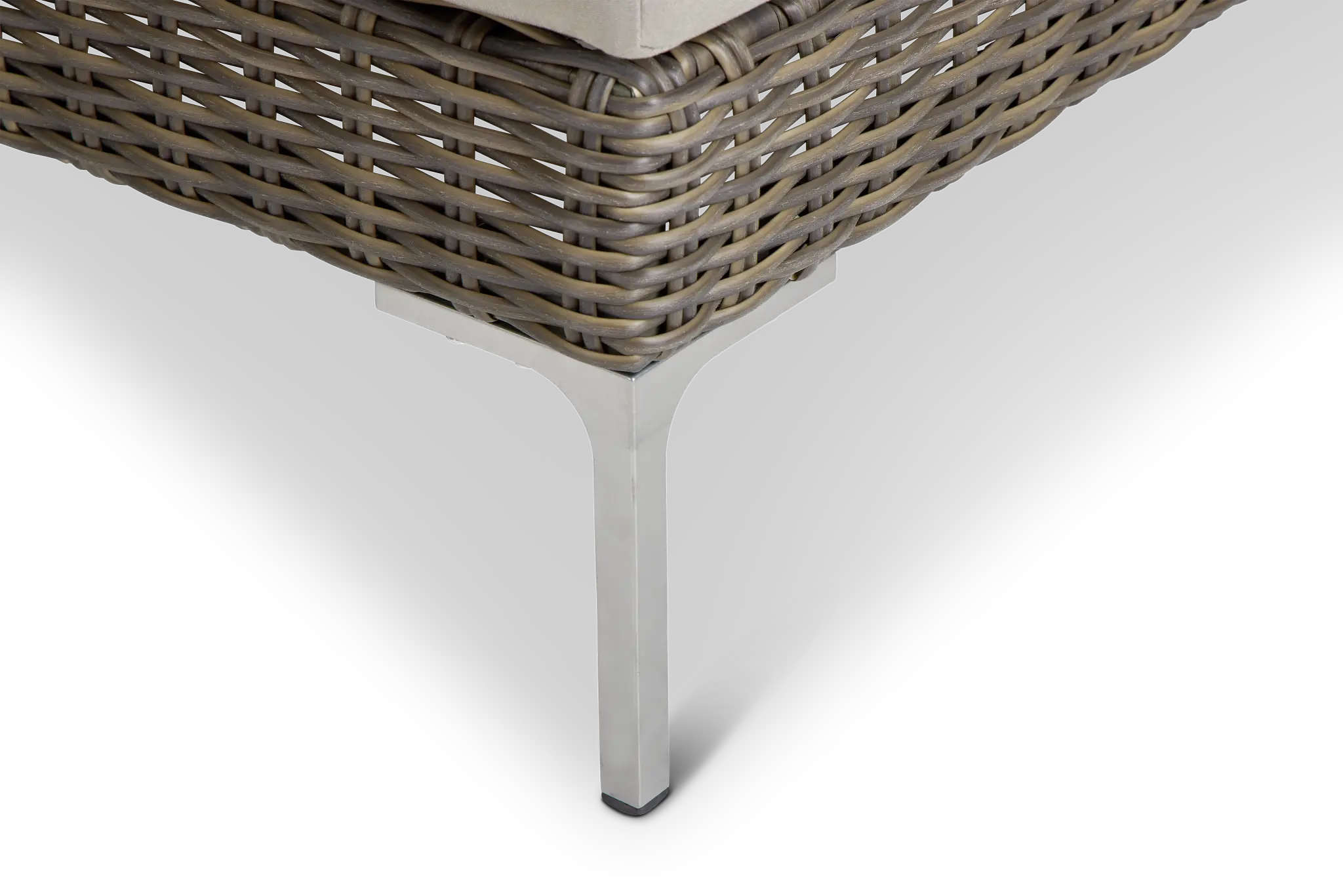 Tulum Gray Woven 4-piece Modular Sectional Tulum Gray Woven 4-piece Modular Sectional