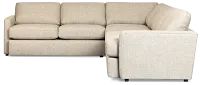 Maxwell Dark Gray Fabric Medium Two-arm Sectional