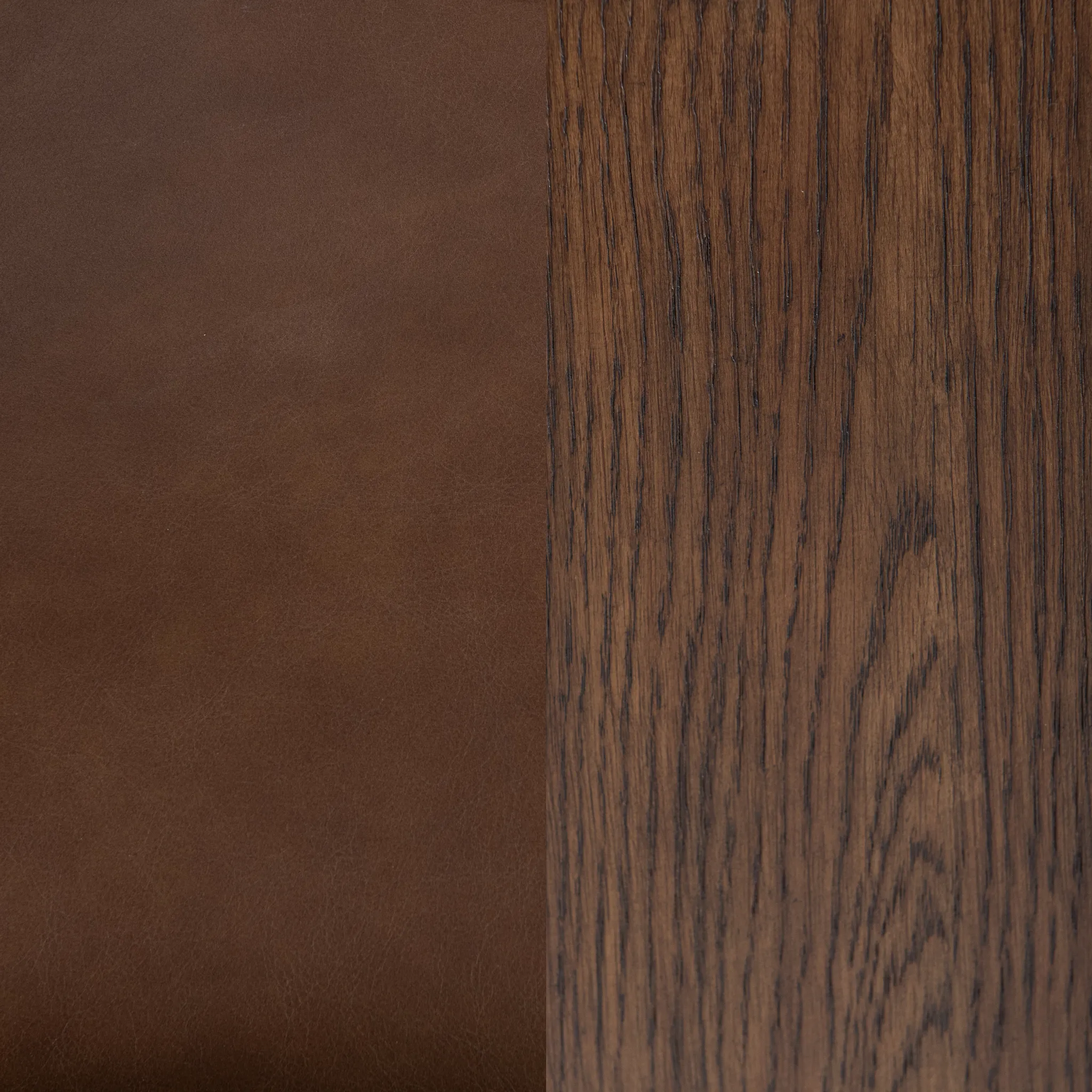 Angel Brown Leather Accent Chair