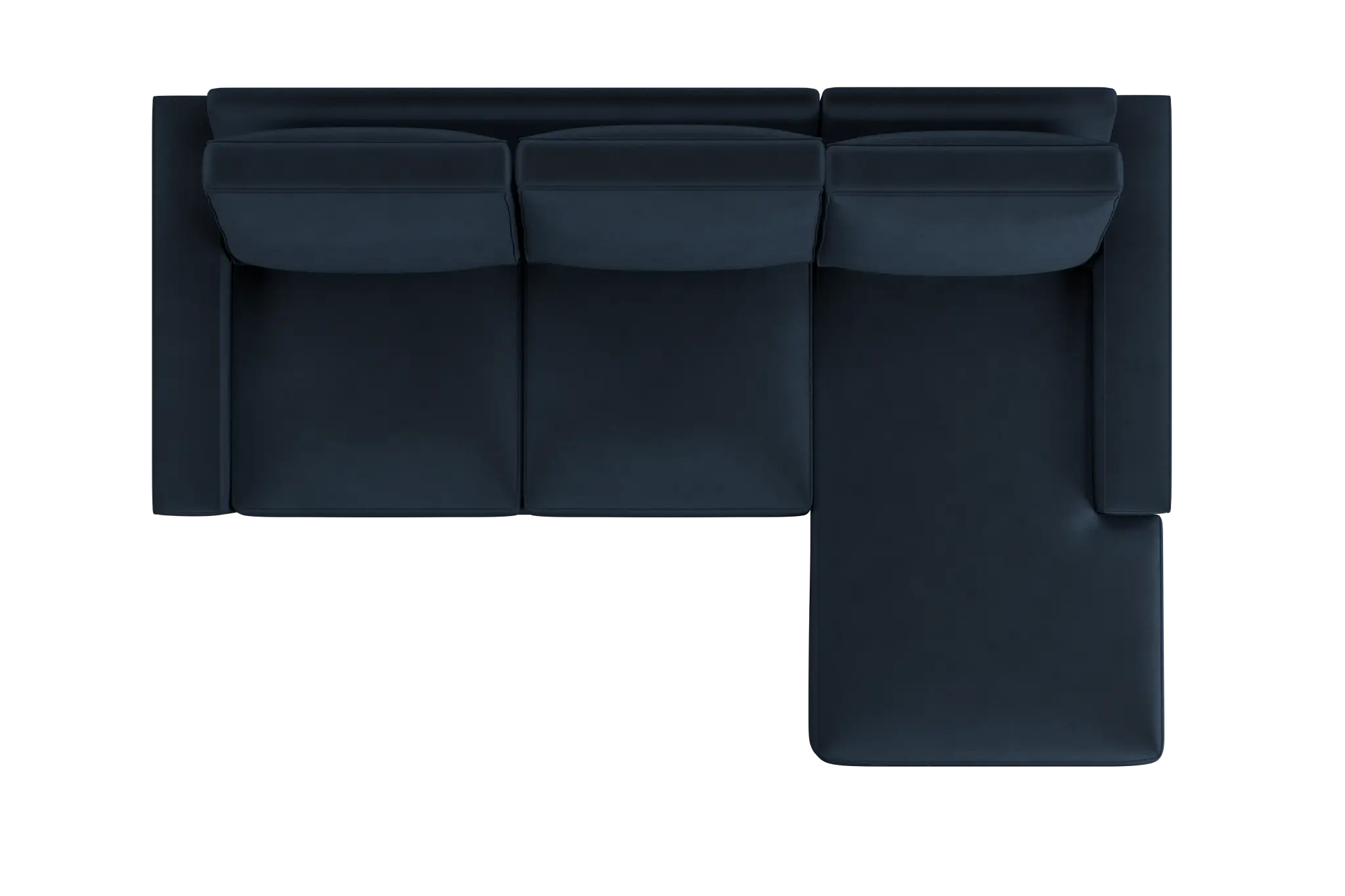Edgewater Joya Dark Blue Right Chaise Sectional Edgewater Joya Dark Blue Right Chaise Sectional