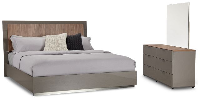 Palermo Two-tone Platform Bedroom