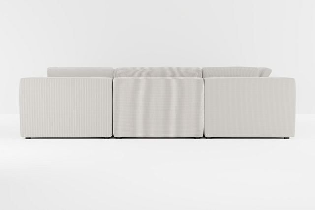 Destin Lucy Light Beige Fabric 8-piece Modular Sectional