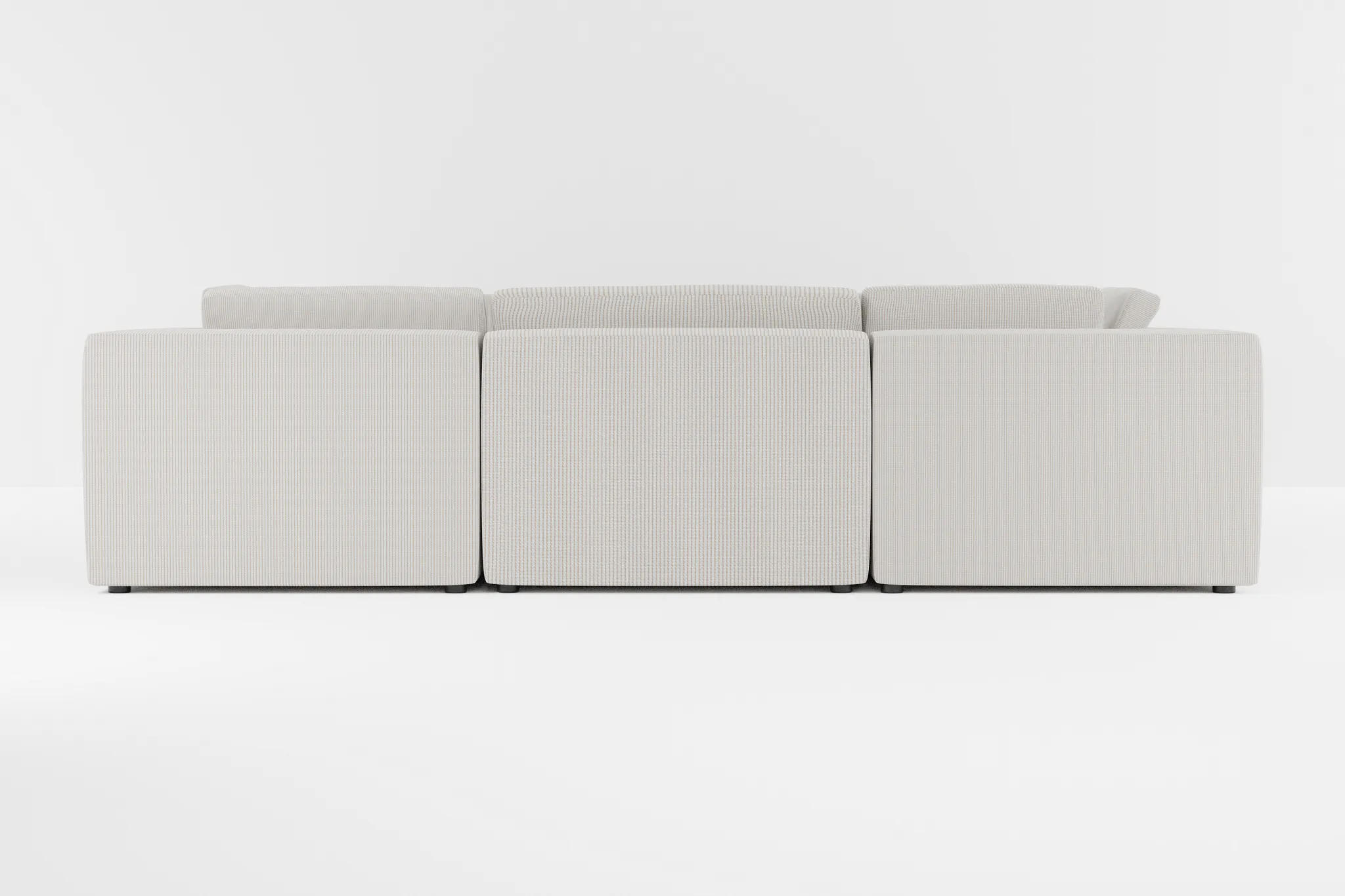 Destin Lucy Light Beige Fabric 8-piece Modular Sectional