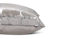 Gia Silver 22" Accent Pillow