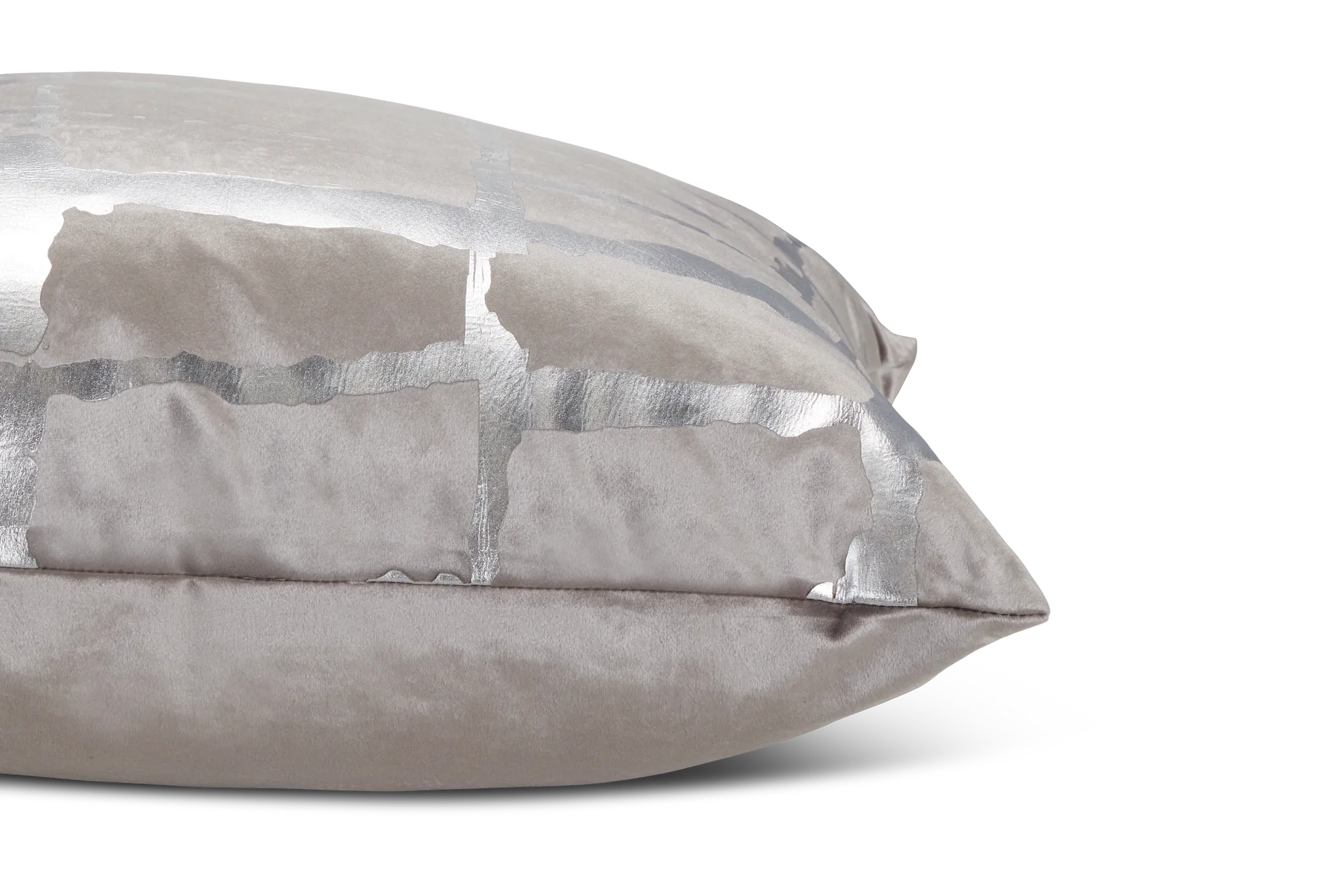 Gia Silver 22" Accent Pillow