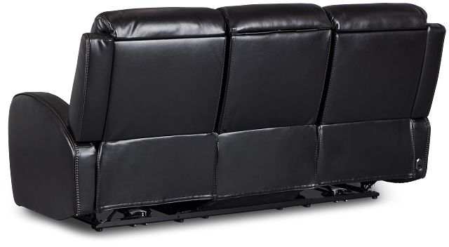 Omega Black Micro Power Reclining Sofa