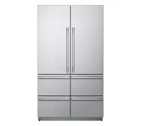 Sks 4826 Series Stainless Steel 48" Built In French Door Refrigerator