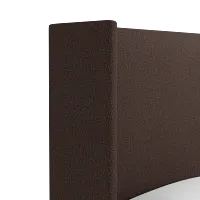 Captiva Elite Dark Brown 60" Upholstered Shelter Bed