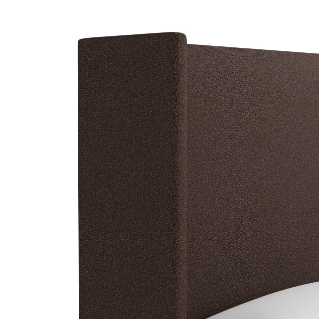 Captiva Elite Dark Brown 60" Upholstered Shelter Bed