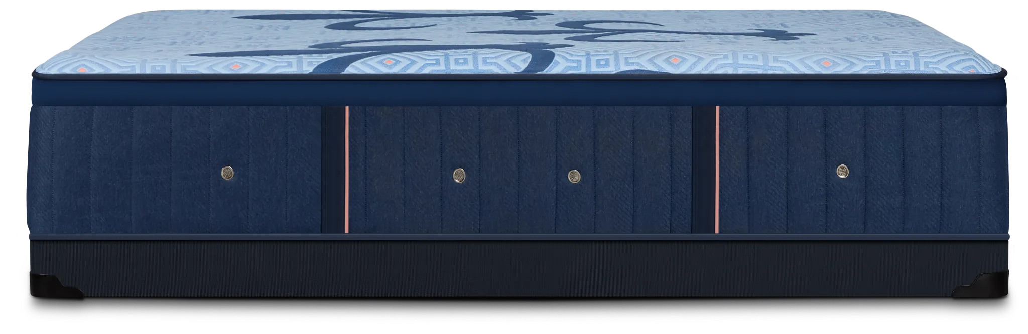 Stearns & Foster Lux Estate Elite Soft Hybrid 14" Soft Low-profile Mattress Set