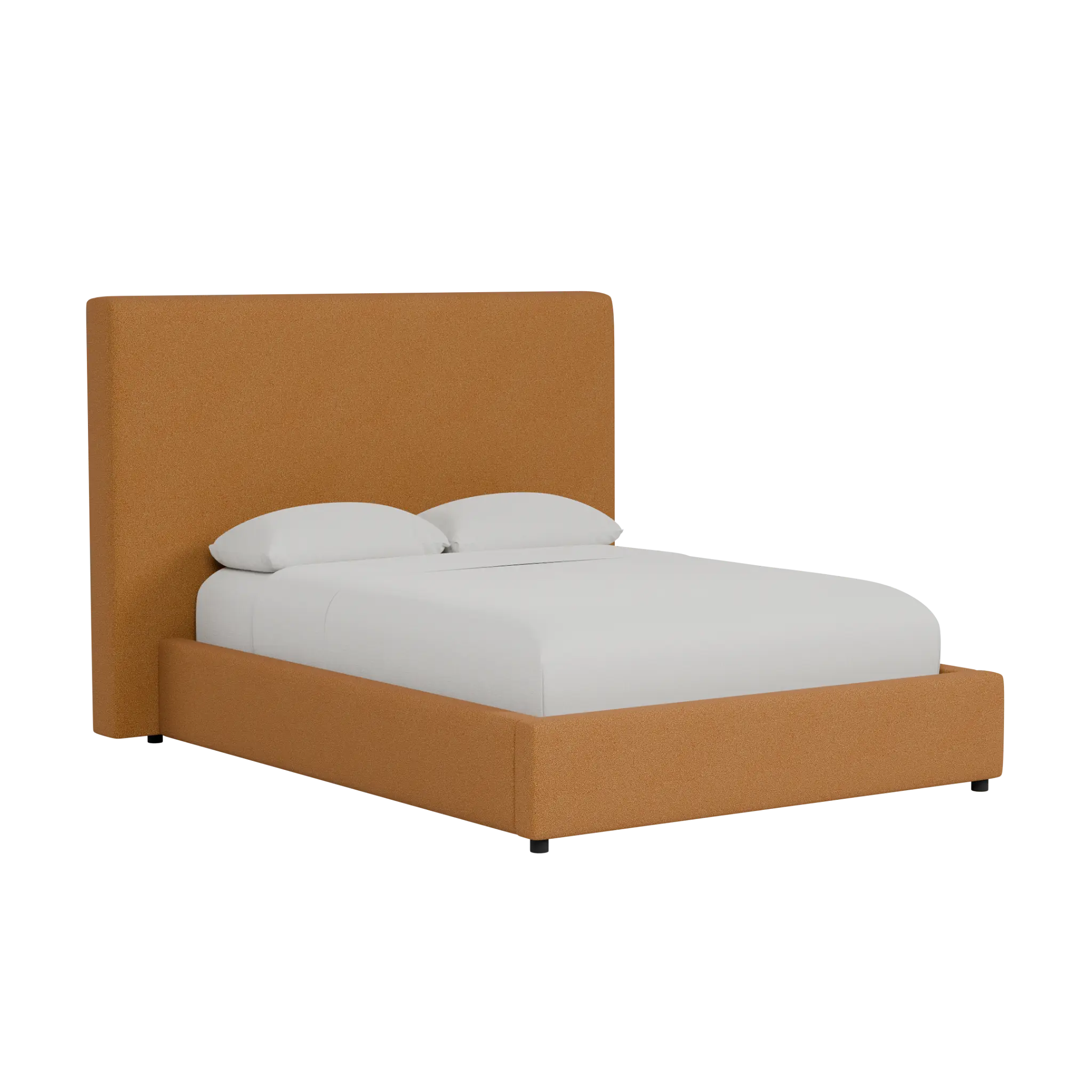 Grayton Elite Light Brown 54" Upholstered Platform Bed Grayton Elite Light Brown 54" Upholstered Platform Bed