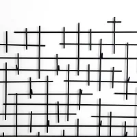 Four Hands Qualy Black Metal Coat Rack