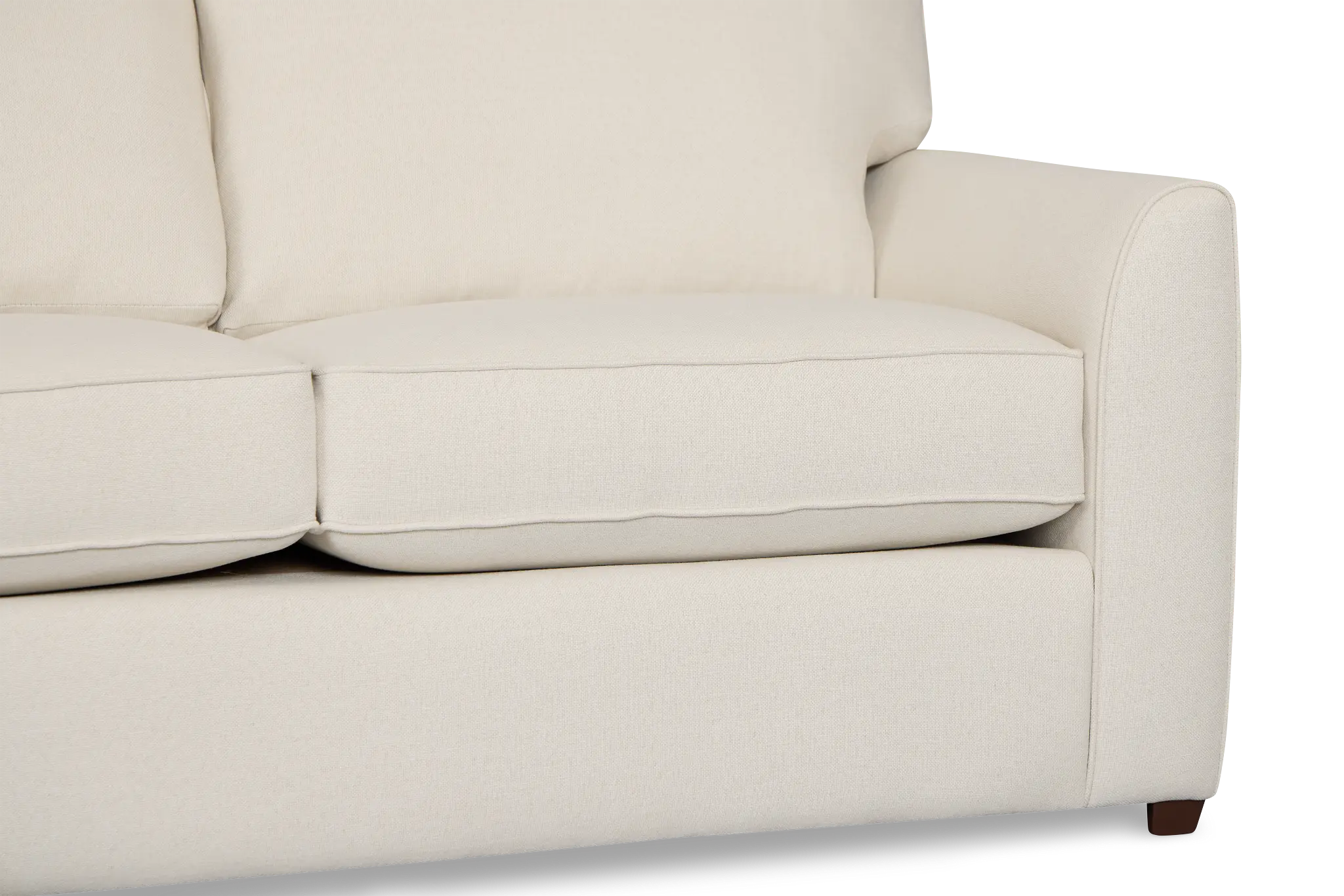 Tate Light Beige Fabric Small Left Chaise Sectional Tate Light Beige Fabric Small Left Chaise Sectional