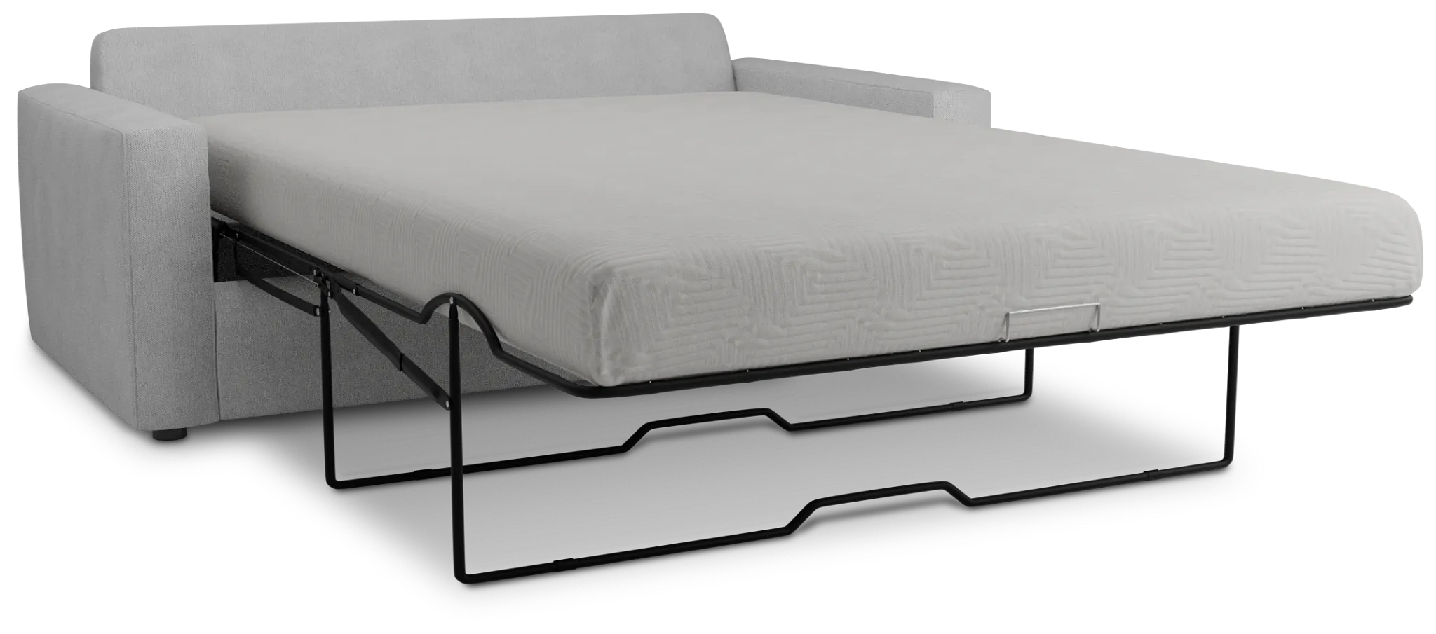 Siesta Revenue White Fabric Memory Foam Sleeper