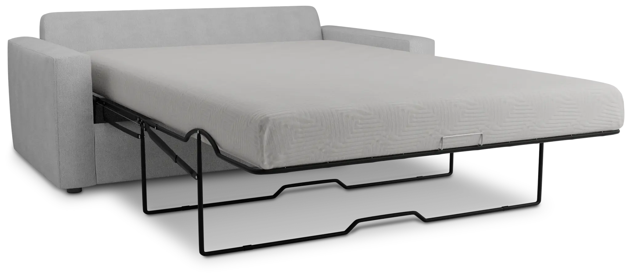 Siesta Revenue White Fabric Memory Foam Sleeper Siesta Revenue White Fabric Memory Foam Sleeper
