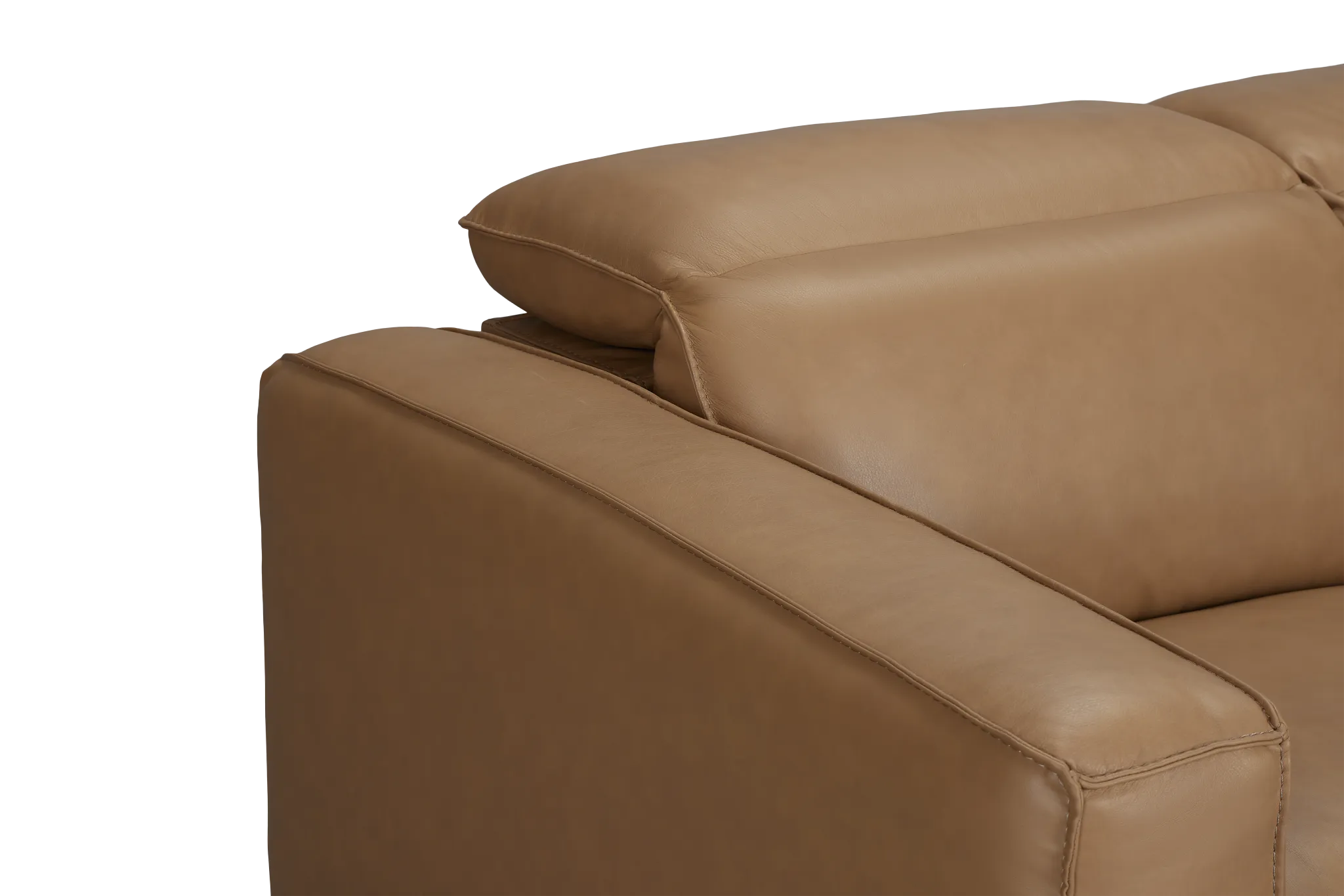 Ryland Brown Lthr/vinyl Power Reclining Sofa