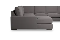 Edgewater Peyton Gray Large Left Chaise Sectional