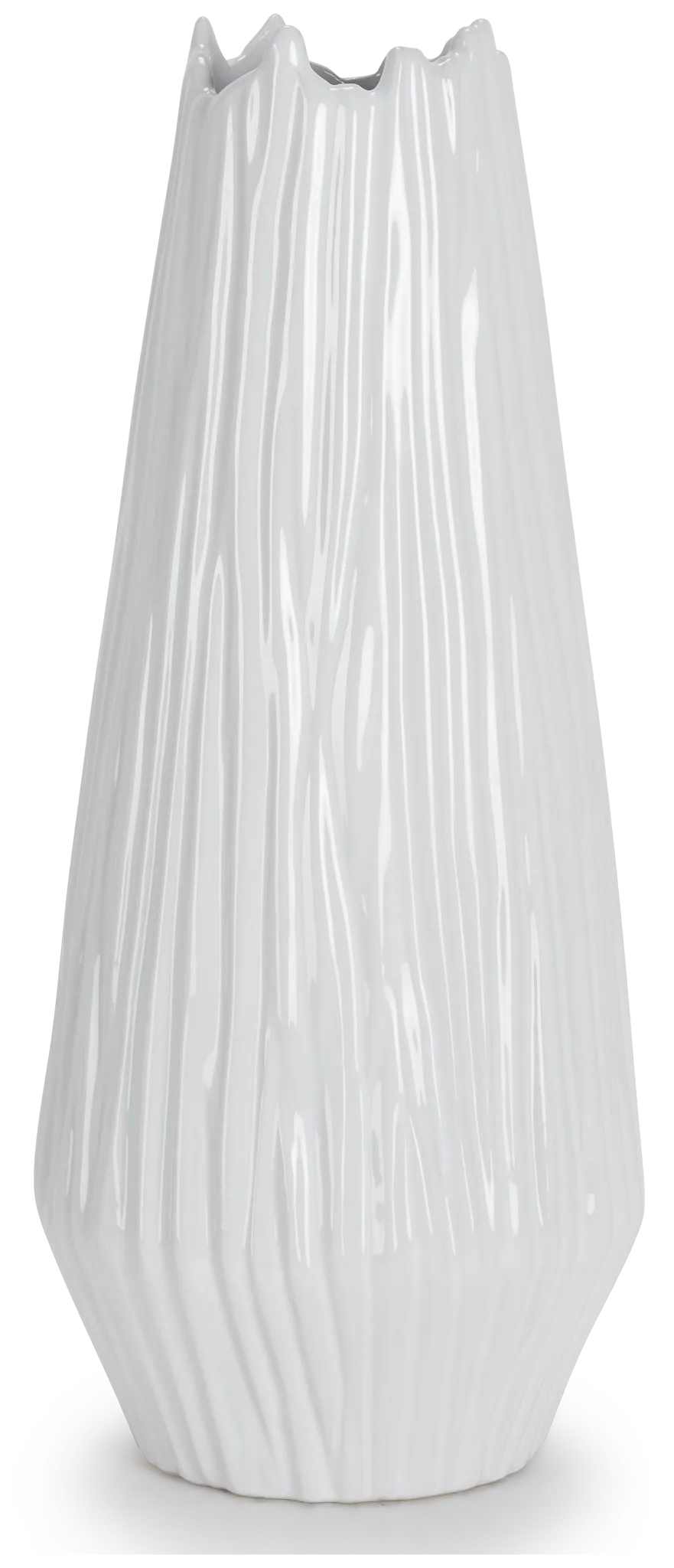 Modesto White Large Vase