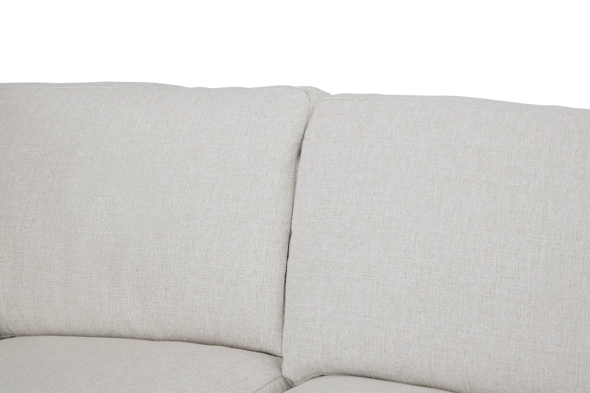 Veronica White Down Medium Right Chaise Sectional