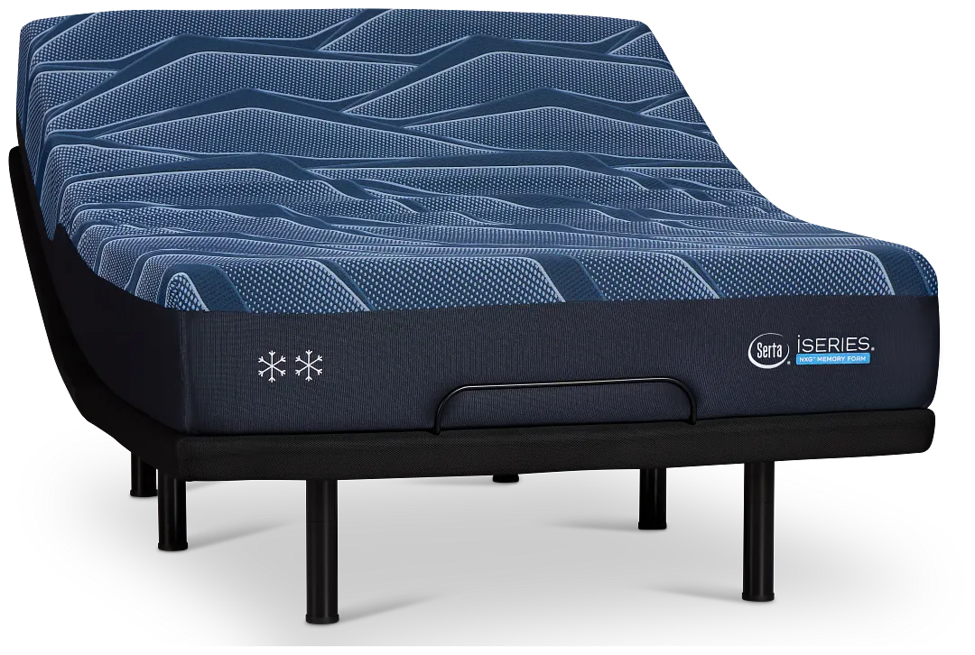 Iseries Nxg 2500 12.5" Plush Plus Adjustable Mattress Set