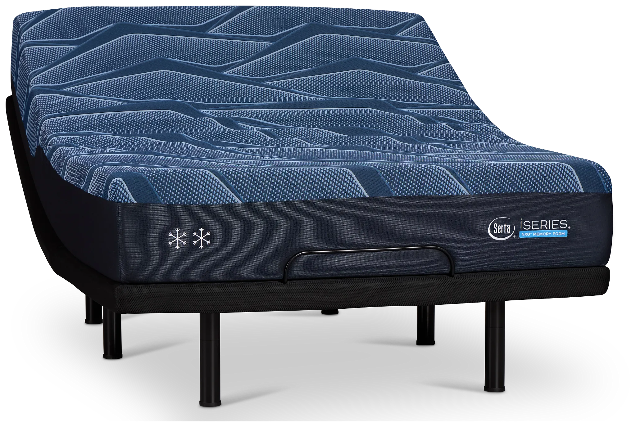 Iseries Nxg 2500 12.5" Plush Plus Adjustable Mattress Set