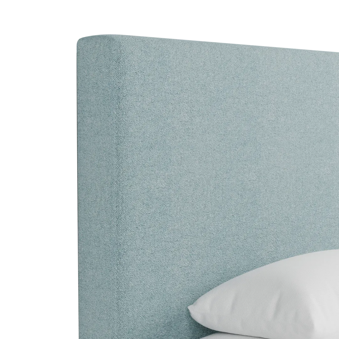 Grayton Elite Light Blue 54" Upholstered Platform Bed