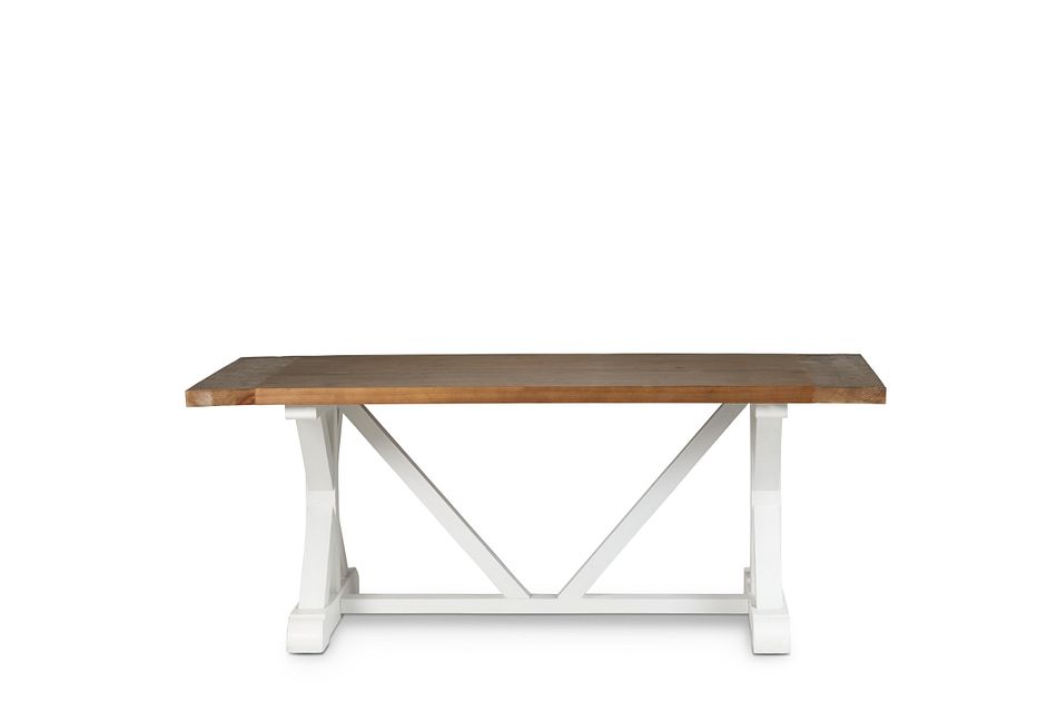 Hilton Two-tone 79" Rectangular Table