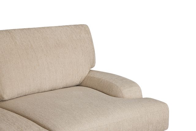 Alpha Beige Fabric Sofa