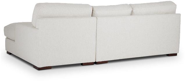 Veronica White Down Right Chaise Sectional