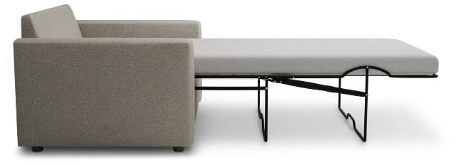 Siesta Elite Gray Fabric Memory Foam Sleeper