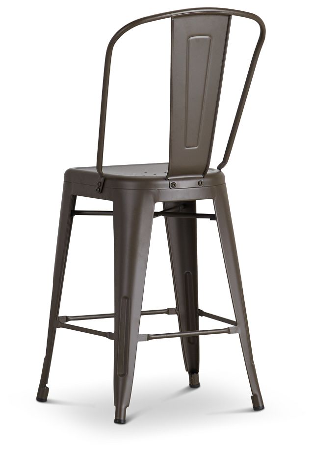 Harlow Dark Tone Metal 24" Barstool