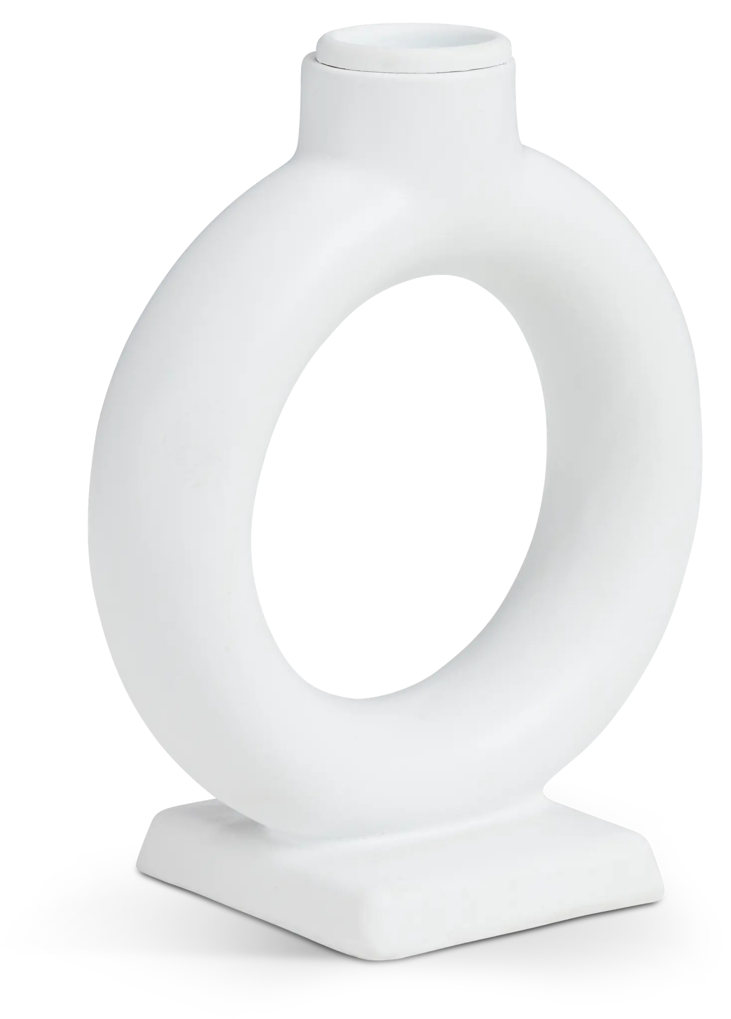 Auras White Candle Holder Auras White Candle Holder