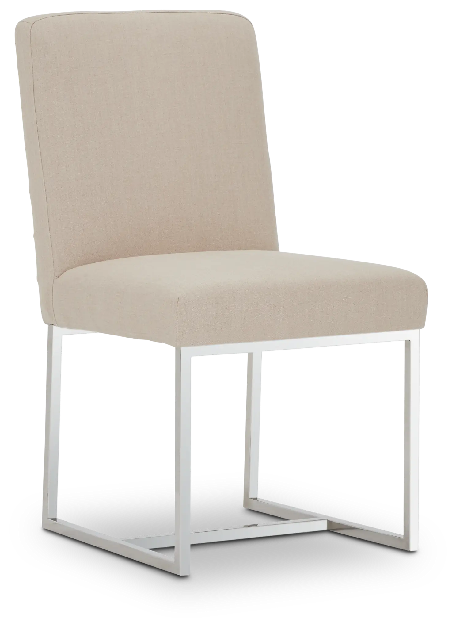 Berlin Beige Metal Upholstered Side Chair Berlin Beige Metal Upholstered Side Chair