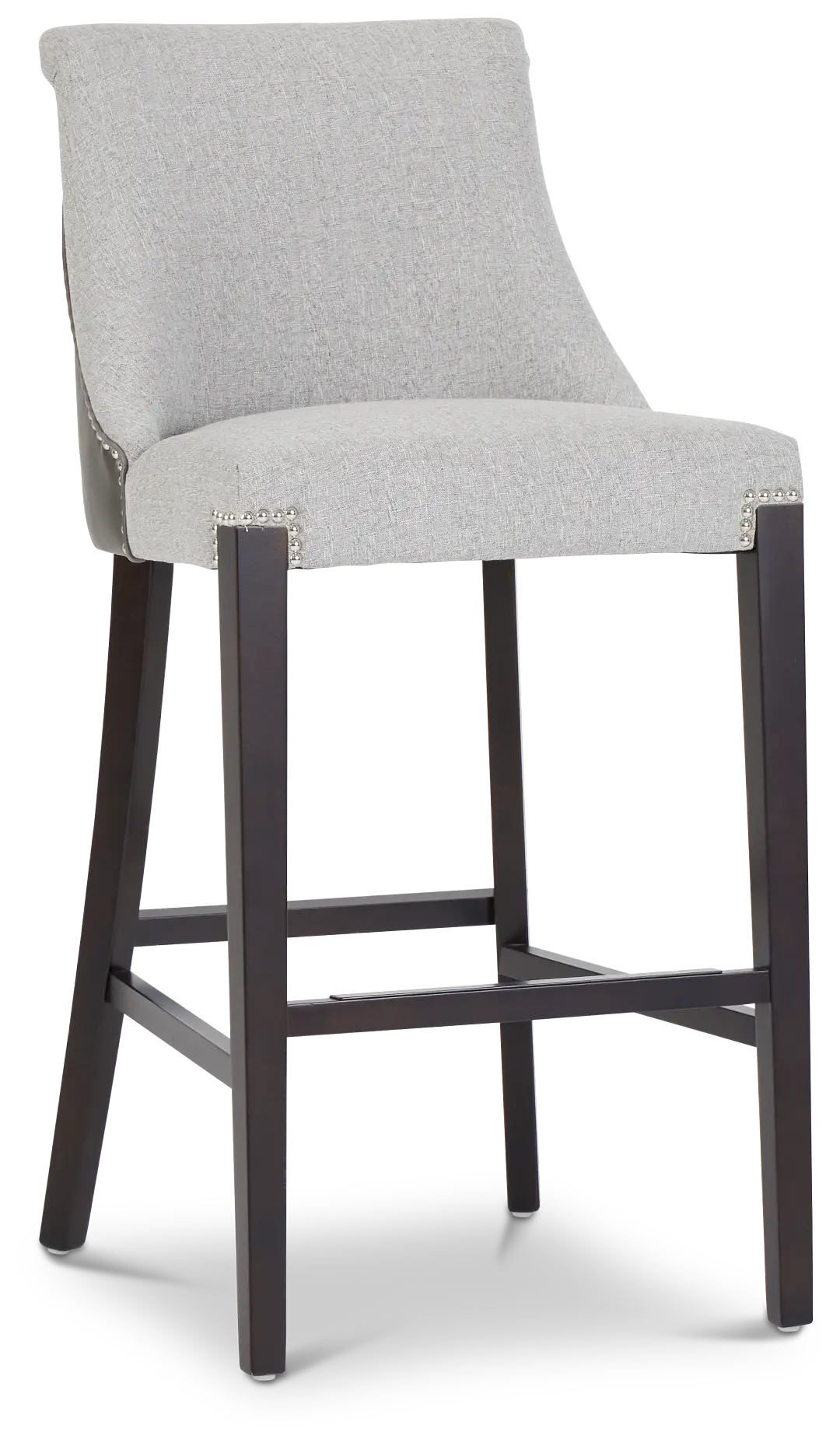 Brynn Light Gray Micro 30" Barstool Brynn Light Gray Micro 30" Barstool