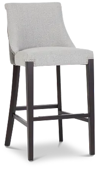 Brynn Light Gray Micro 30" Barstool