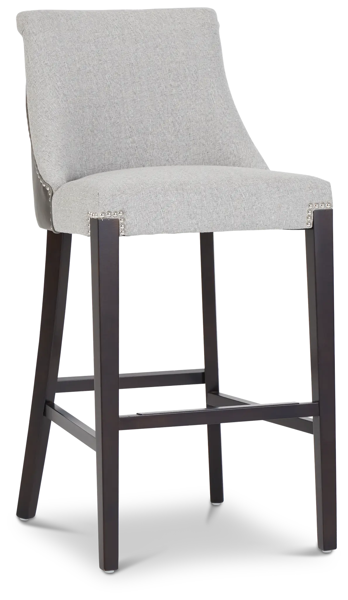 Brynn Light Gray Micro 30" Barstool Brynn Light Gray Micro 30" Barstool