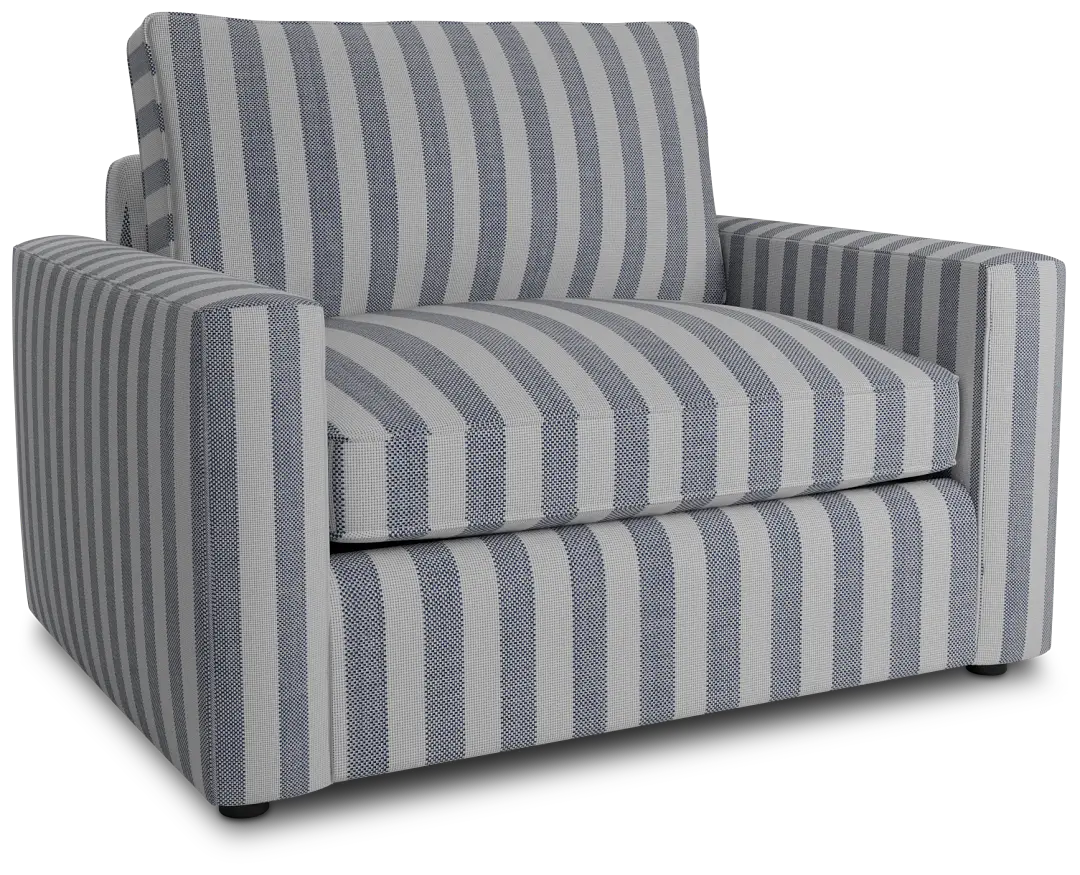 Siesta Sea Lane Dark Blue Fabric Cooling Memory Foam Sleeper Siesta Sea Lane Dark Blue Fabric Cooling Memory Foam Sleeper