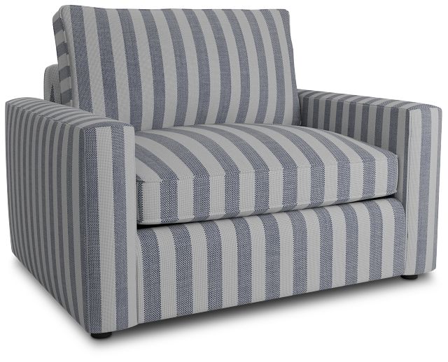 Siesta Sea Lane Dark Blue Fabric Cooling Memory Foam Sleeper