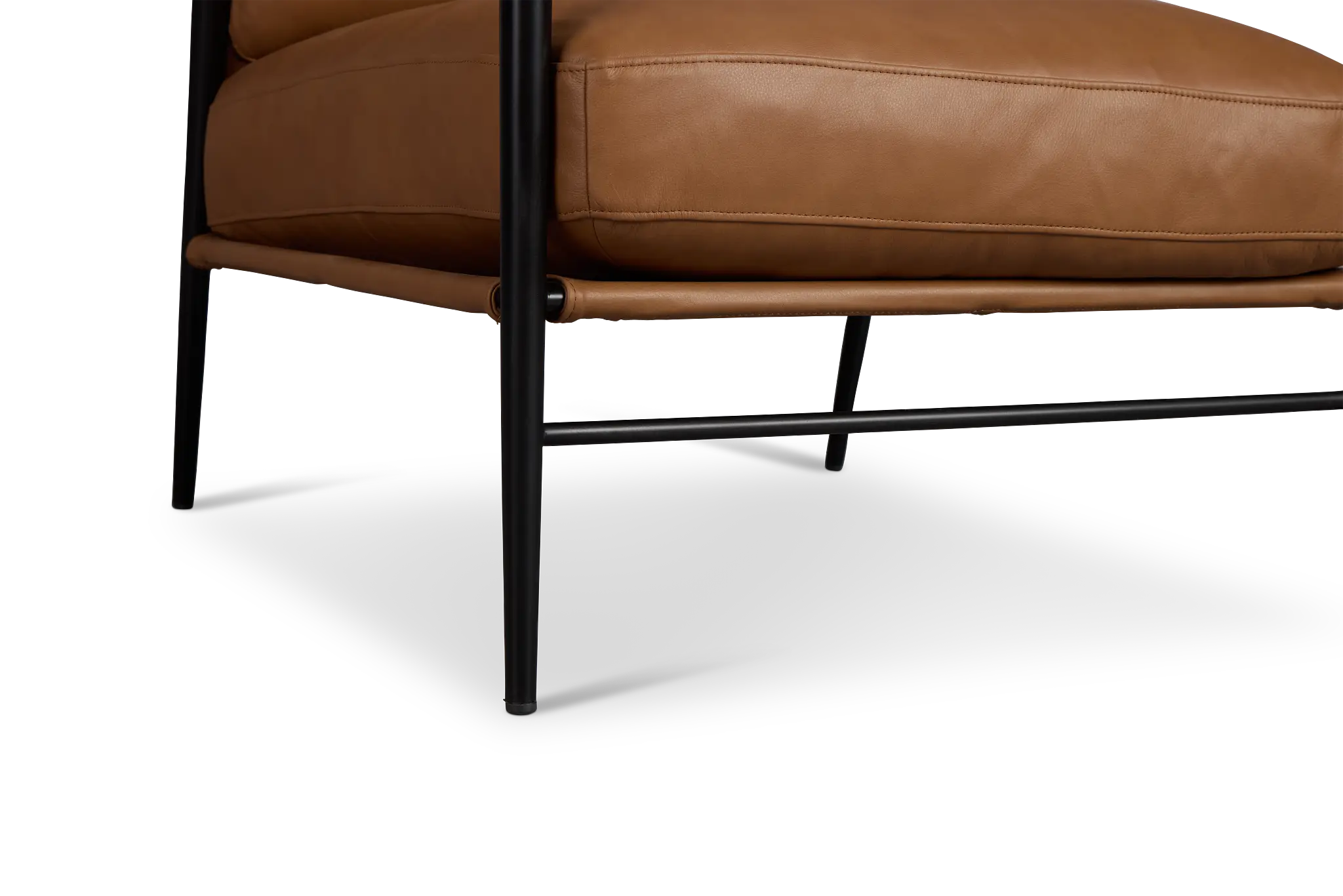 Fiora Light Brown Leather Accent Chair Fiora Light Brown Leather Accent Chair