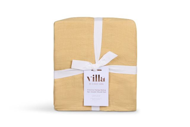Palomis Yellow 3-piece Duvet Set
