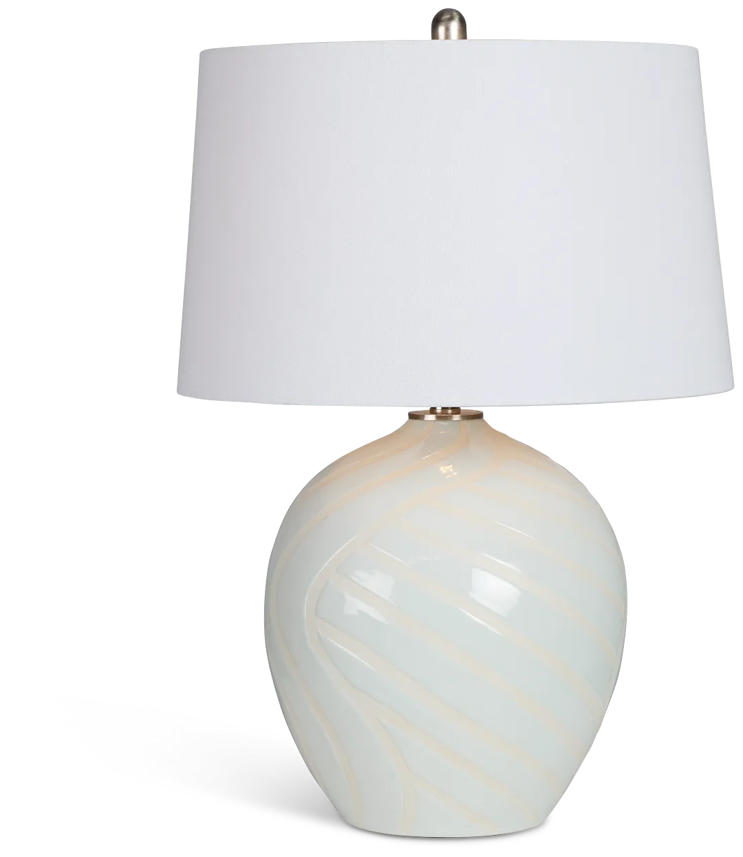 Mack Light Blue Table Lamp