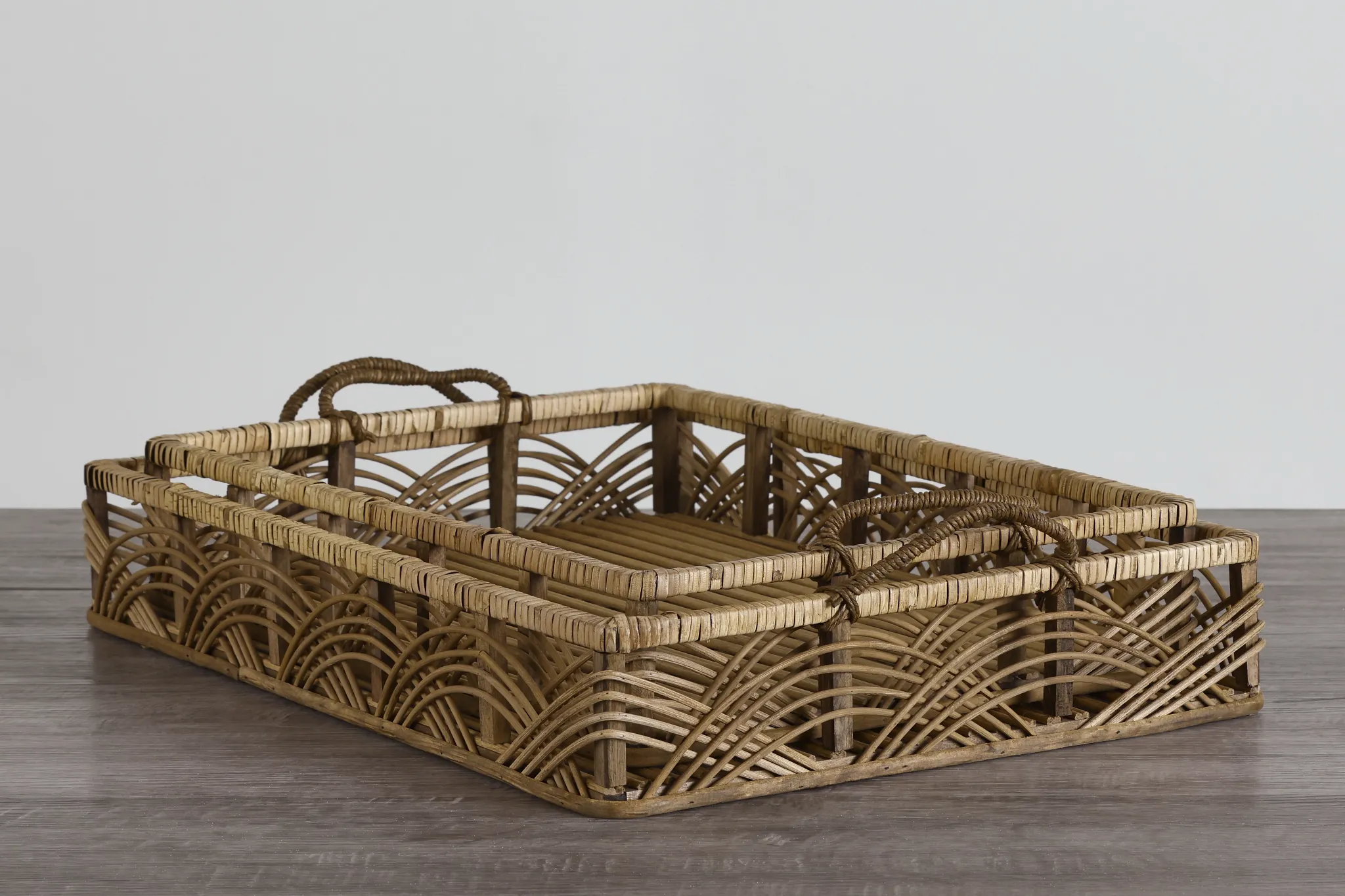 Lola Beige Set Of 2 Tray