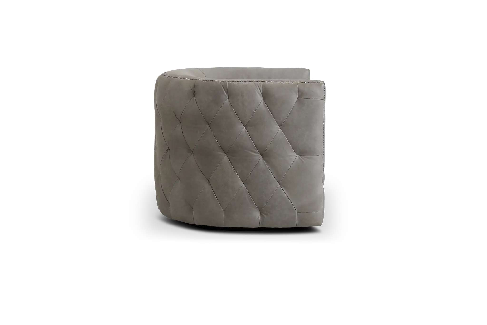 Palazzo Gray Leather Swivel Accent Chair Palazzo Gray Leather Swivel Accent Chair