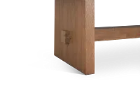 Provo Mid Tone Trestle Table