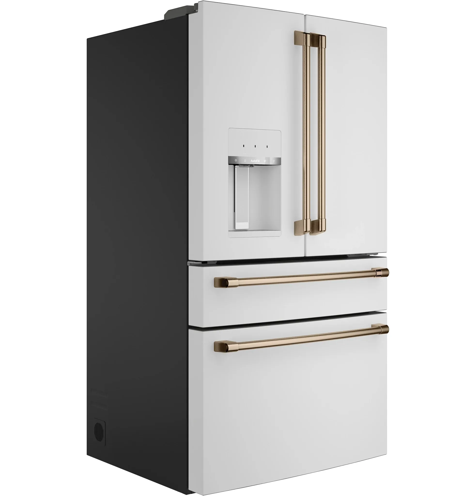 Cafe 28 Series White Bottom Freezer Refrigerator