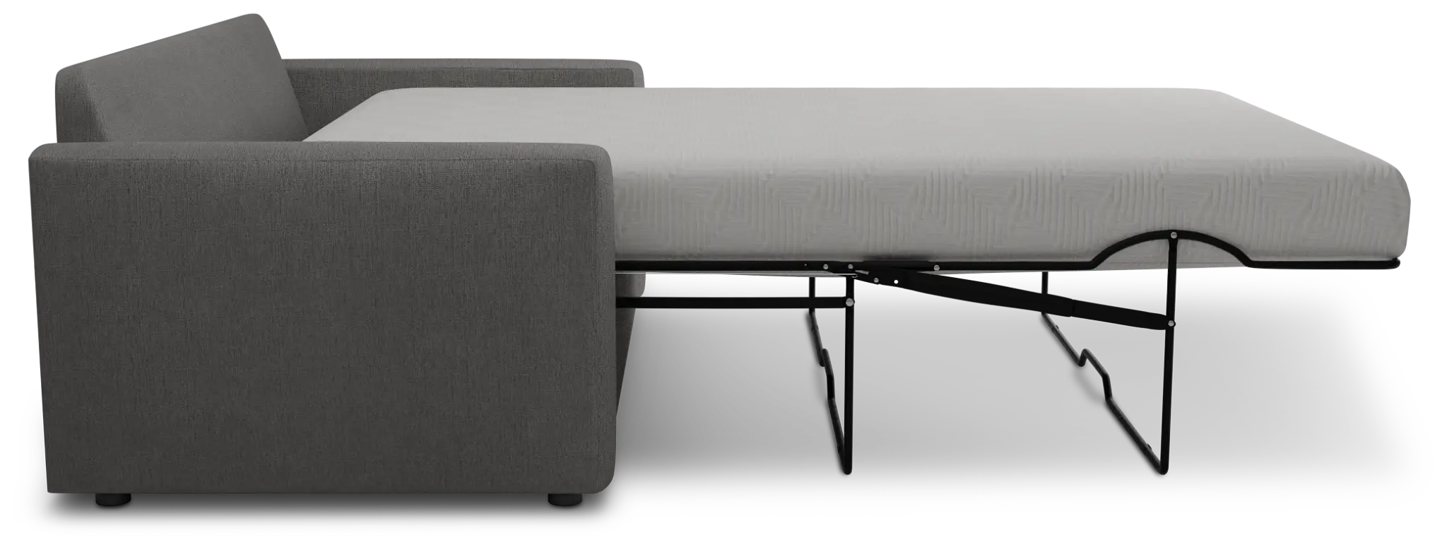 Siesta Peyton Gray Fabric Memory Foam Sleeper Siesta Peyton Gray Fabric Memory Foam Sleeper