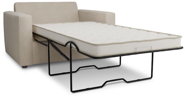 Siesta Peyton Beige Fabric Innerspring Sleeper